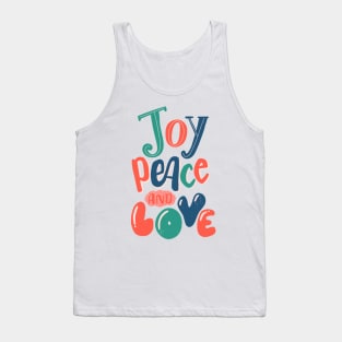 Joy, peace and love Tank Top